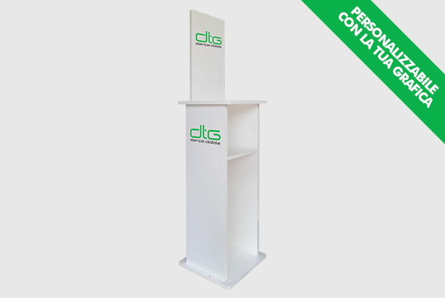 T3 - Totem per dosatore gel disinfettante personalizzabile